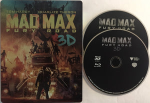 Mad Max: Fury Road 3D+2D Blu-ray *SUOMITXT* (2015, Steelbook)