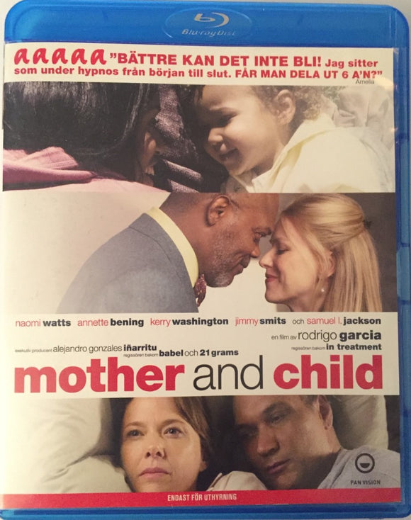 Mother and Child Blu-ray *ENG.ÄÄNI* (2009, Samuel L. Jackson, Naomi Watts)