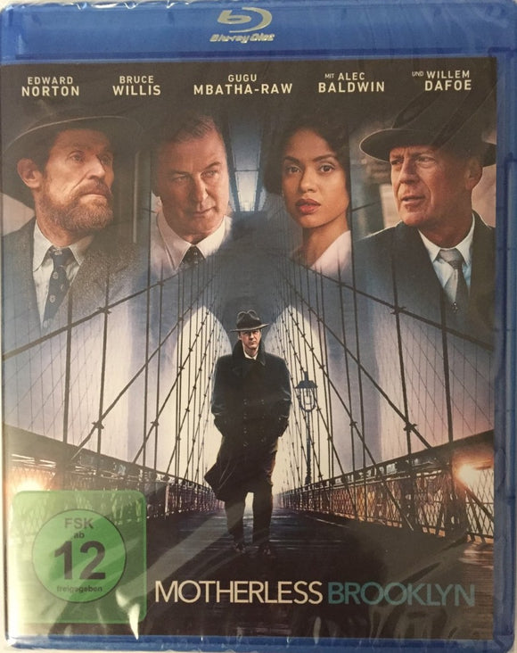 Motherless Brooklyn Blu-ray *SUOMITXT* (2019, Bruce Willis, Edward Norton)