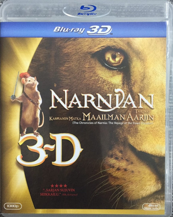 Narnian Tarinat: Kaspianin Matka Maailman Ääriin 3D+2D Blu-ray *SUOMITXT* (2010)