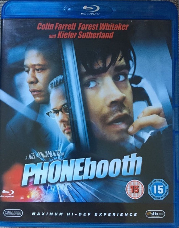 Phonebooth Blu-ray *SUOMITXT* (2002, Colin Farrell, Kiefer Sutherland)