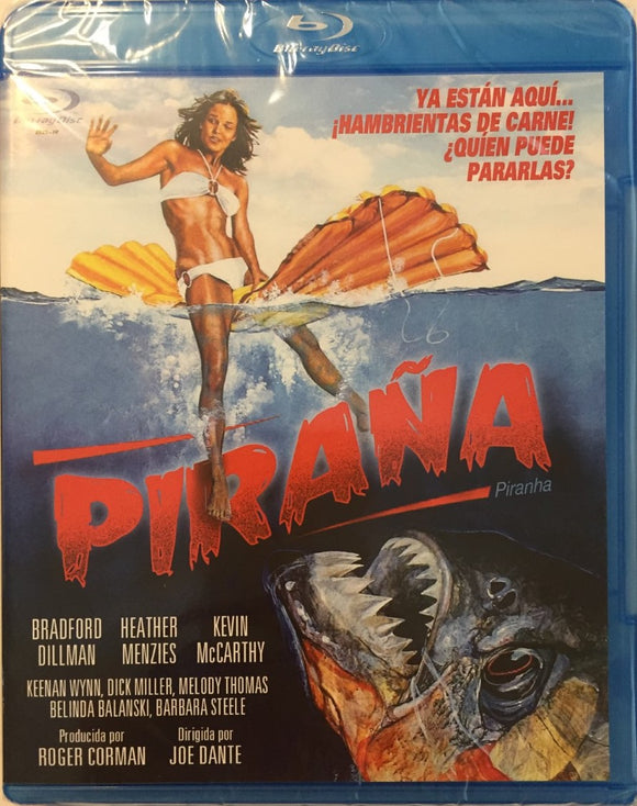 Piraija Blu-ray *ENG.TXT* (1978, Joe Dante, Barbara Steele, Klassikko)