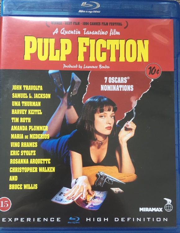 Pulp Fiction Blu-ray *SUOMITXT* (1994, Quentin Tarantino)