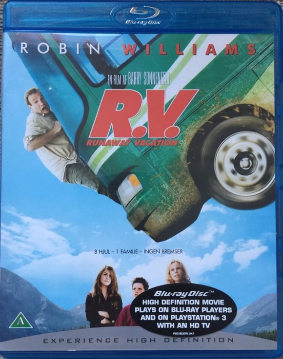 RV - Perheloma Pyörillä Blu-ray *SUOMITXT* (2006, Robin Williams)