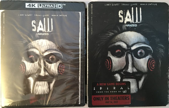 Saw 4K UHD *ENG.TXT* (2004, Danny Glover, 2-disc, Director's Cut)