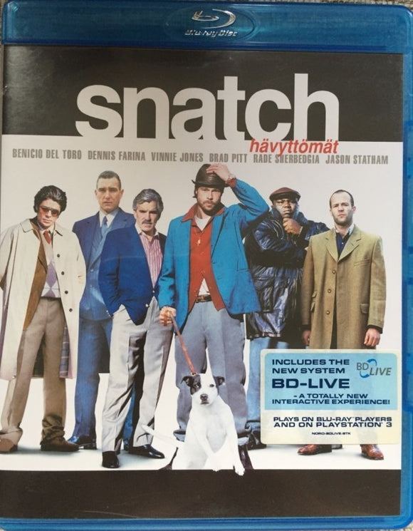 Snatch - Hävyttömät Blu-ray *SUOMITXT* (2000, Brad Pitt)