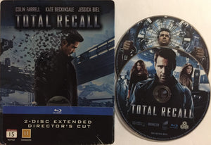 Total Recall Blu-ray *SUOMITXT* (2012, Steelbook, Director's Cut)