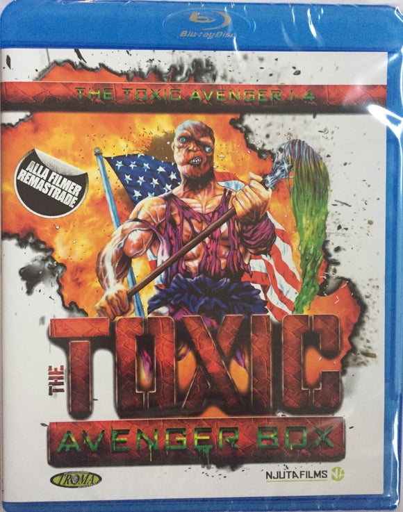 The Toxic Avenger 1-4 Box Blu-ray *SUOMITXT* (1984-2000)