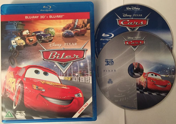 Autot 3D+2D Blu-ray *SUOMIÄÄNI/TXT* (2006, 2-Disc, Pixar)