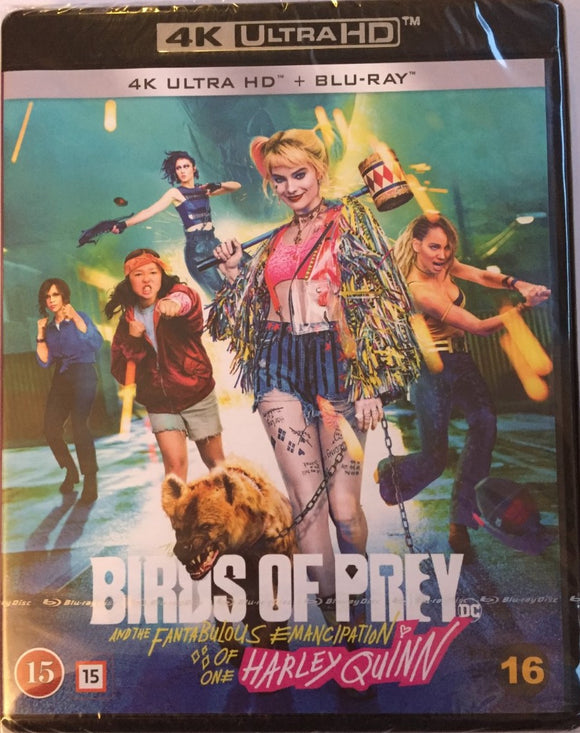 Birds of Prey 4K UHD+Blu-ray *SUOMITXT* (2020, Margot Robbie)