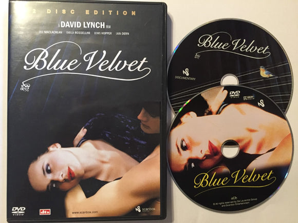 Blue Velvet - ja Sinisempi Oli Yö *SUOMITXT* (1986, 2 DVD, David Lynch)