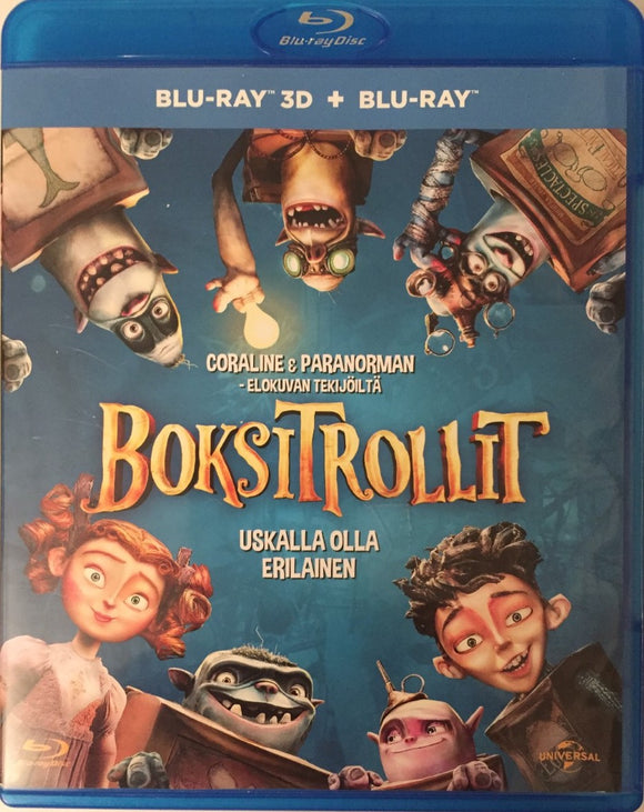 Boksitrollit 3D+2D Blu-ray *SUOMIÄÄNI/TXT* (2014, 2-Disc)