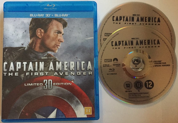 Captain America - The First Avenger Blu-ray 3D+2D *SUOMITXT* (2011)